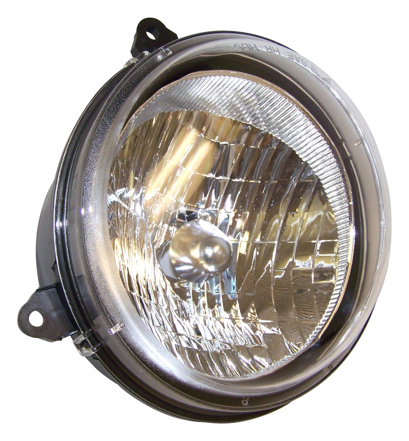 Crown Automotive Headlight Assemblies 55157140AA Assembly, Passenger Side, OEM Style, Clear Lens, Jeep, Each