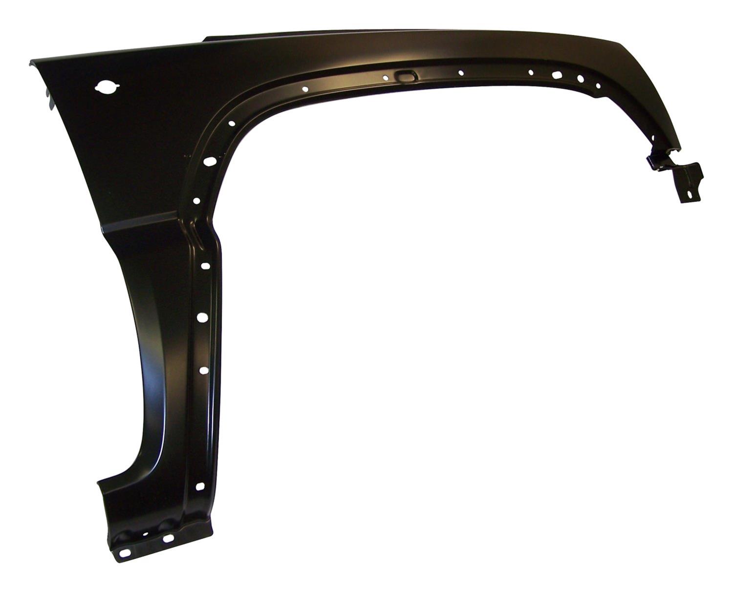 Crown Automotive Fenders 55177100AD Fender, Front Outer, Passenger Side, Steel, Black EDP Coated, Jeep, Each
