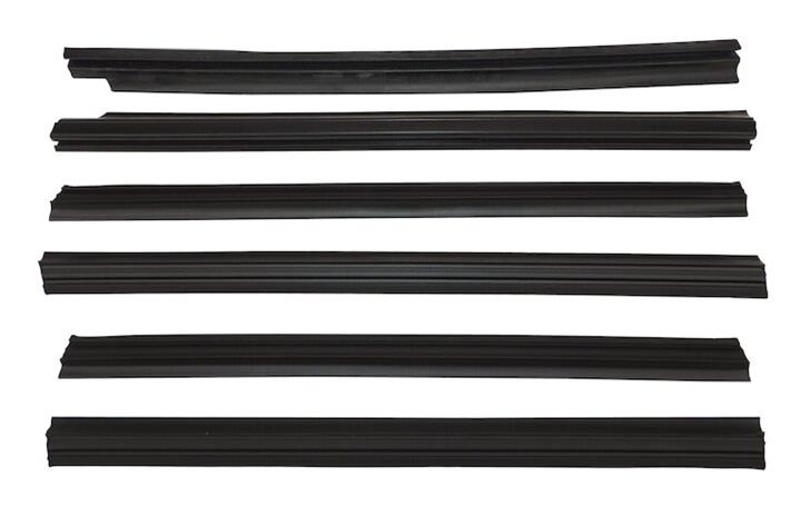 Crown Automotive Weatherstripping Seals for 1984-1996 CHEROKEE - 55235404MK Door Window Belt Weatherstrip Kit XJ Cherokee;