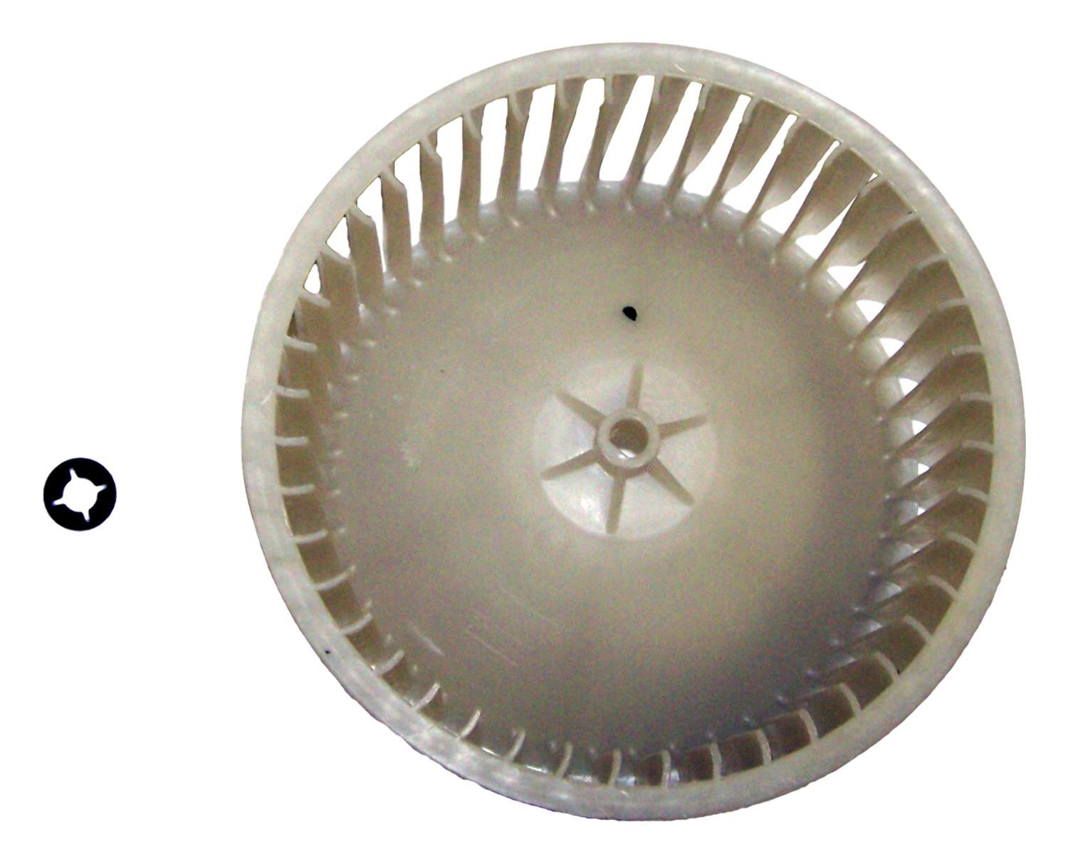 Crown Automotive Blower Motor Wheels for 1984-1996 CHEROKEE, 1986-1992 COMANCHE - 56000174 Wheel, Plastic, White, Jeep, Each