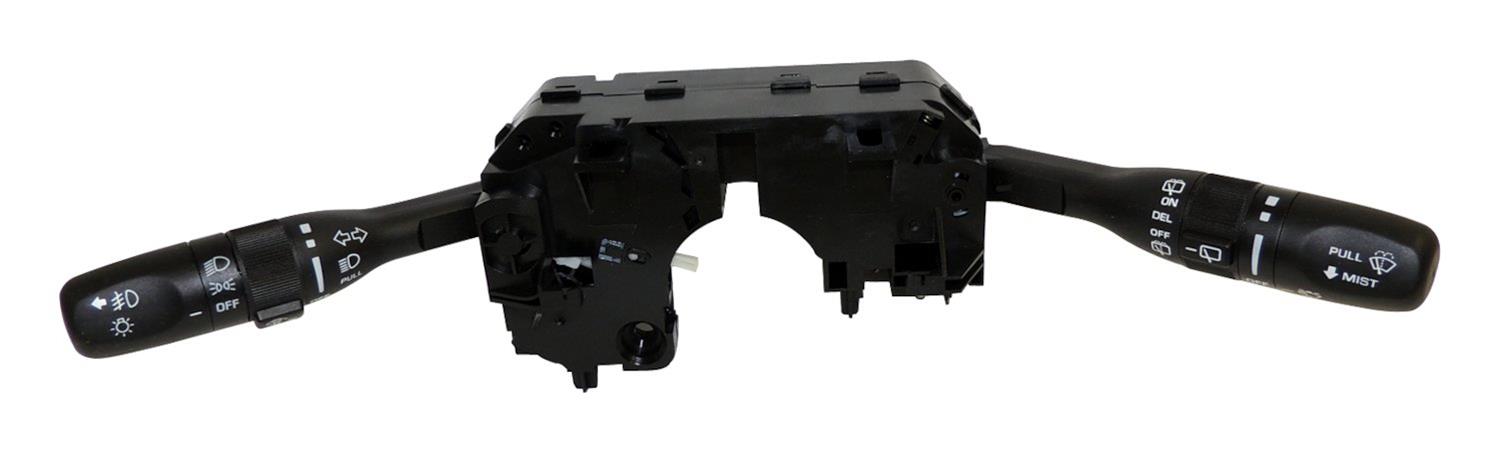 Crown Automotive Multi-Function Switches for 2002-2007 LIBERTY - 56010126AH Turn Signal Switch, Multi-Function, Labeled, Plastic, Black, Jeep, Each