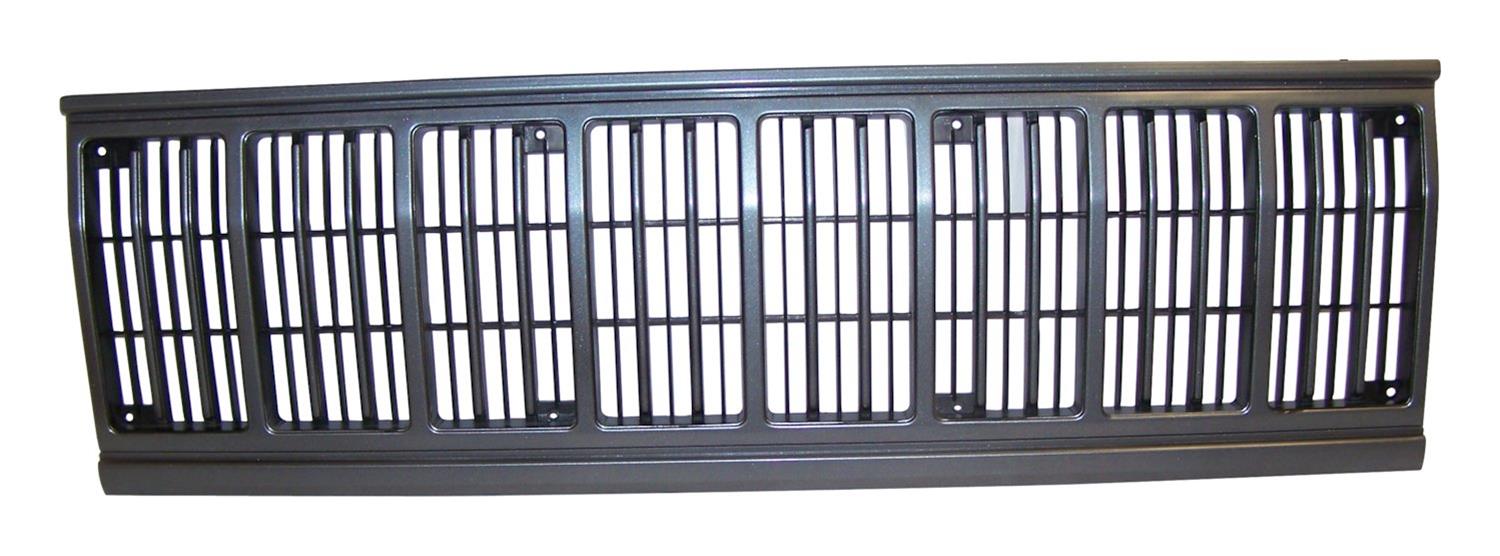 Crown Automotive Grilles for 1991-1993 CHEROKEE, 1991-1992 COMANCHE - 5BL26KS7 Grille, ABS Plastic, Silver, Jeep, Each