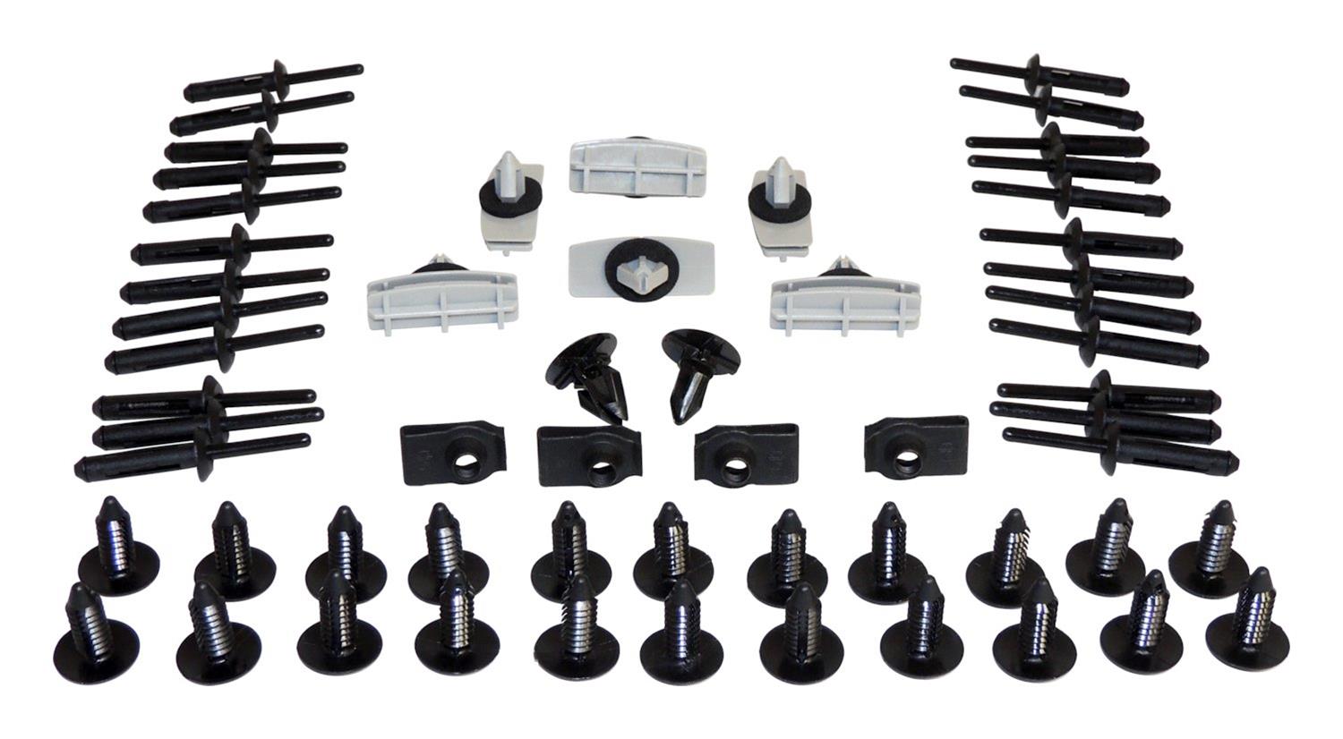 Crown Automotive Fender Flare Components 5KHK Components, Hardware Kit for 2007-2018 Jeep JK Wrangler