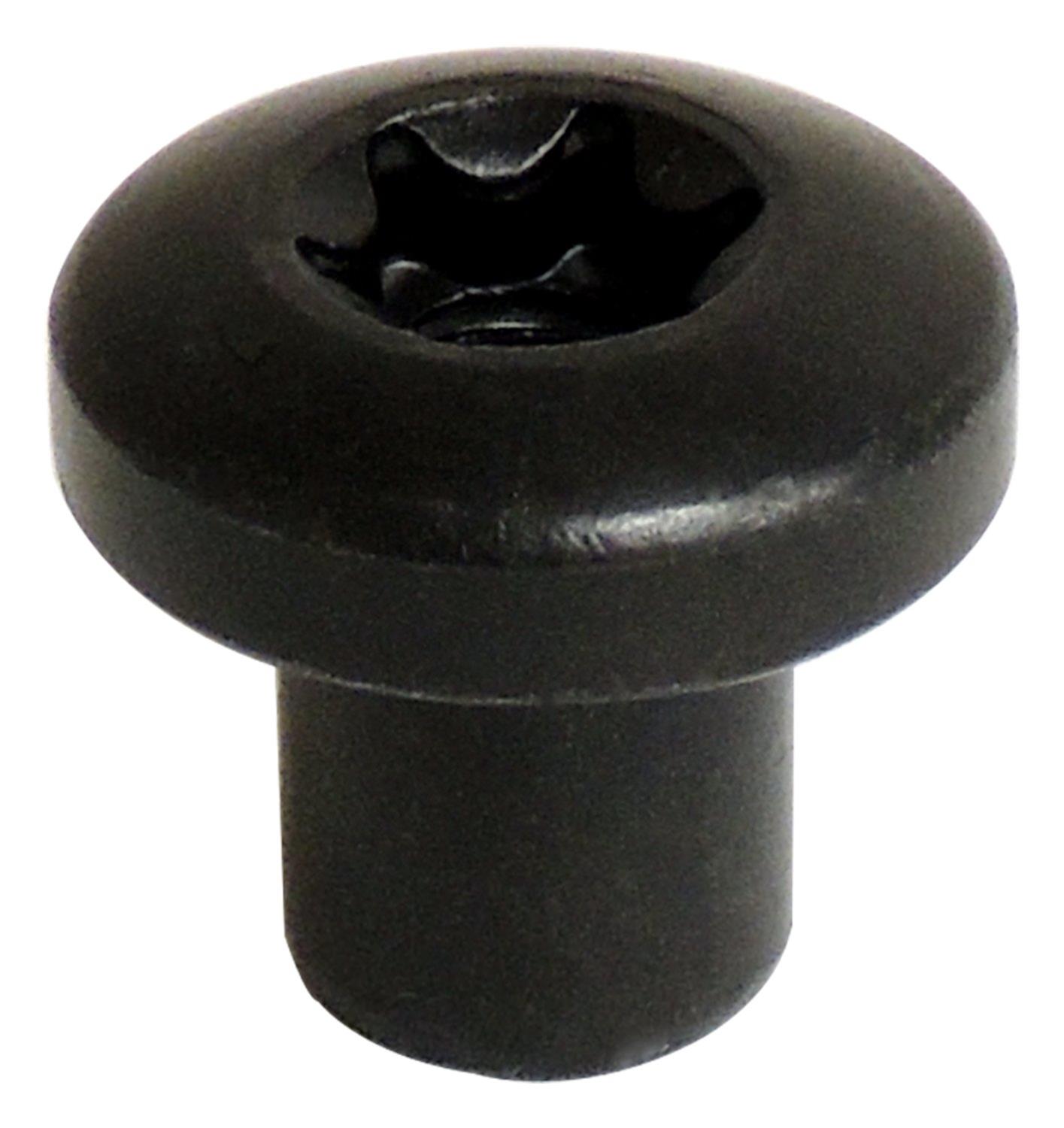Crown Automotive Door Hinge Fasteners 6511744AA Fasteners, Nut, Torx, 6mm x 1.0, Black, Steel, Jeep, Each
