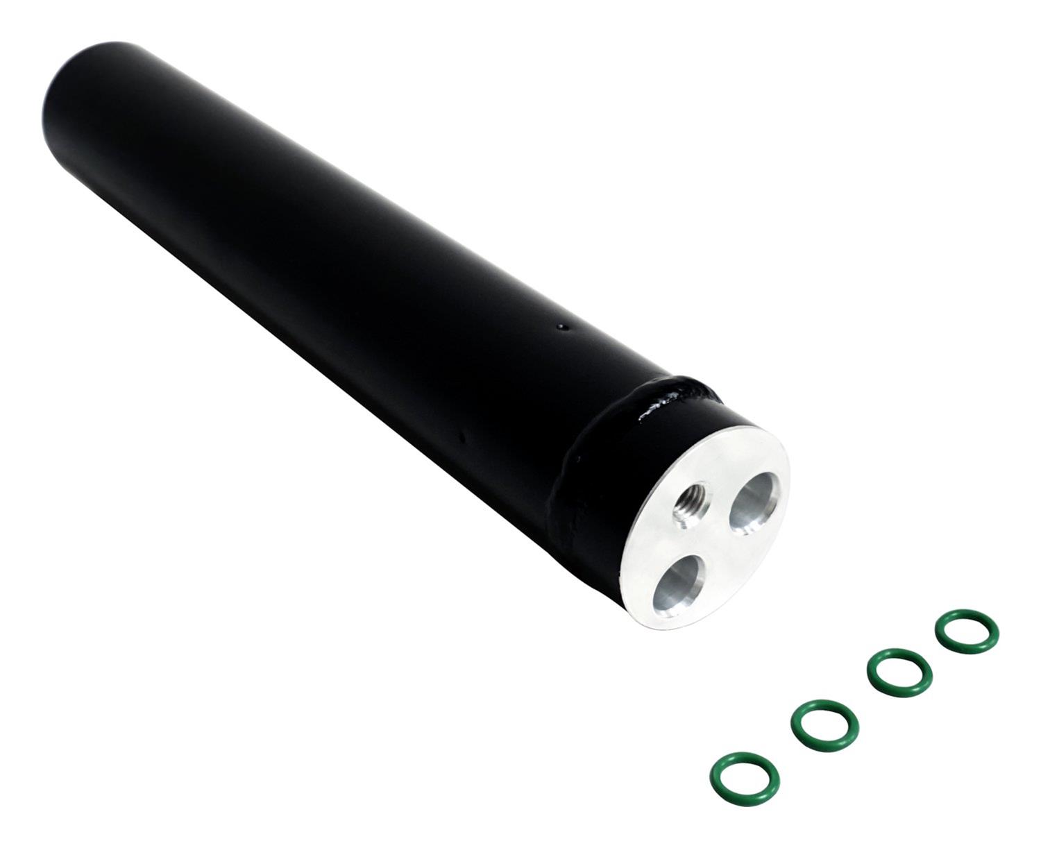 Crown Automotive Air Conditioning Driers and Accumulators 68003495AA Receiver Drier, Round, Vertical Mounting Style, Aluminum, Natural, Jeep, Each