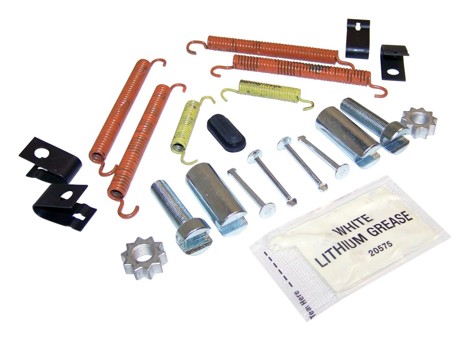 Crown Automotive Parking Brake Hardware Kits 68003589HK Hardware, Springs, Pins, Adjusters, Dodge, Jeep, Kit