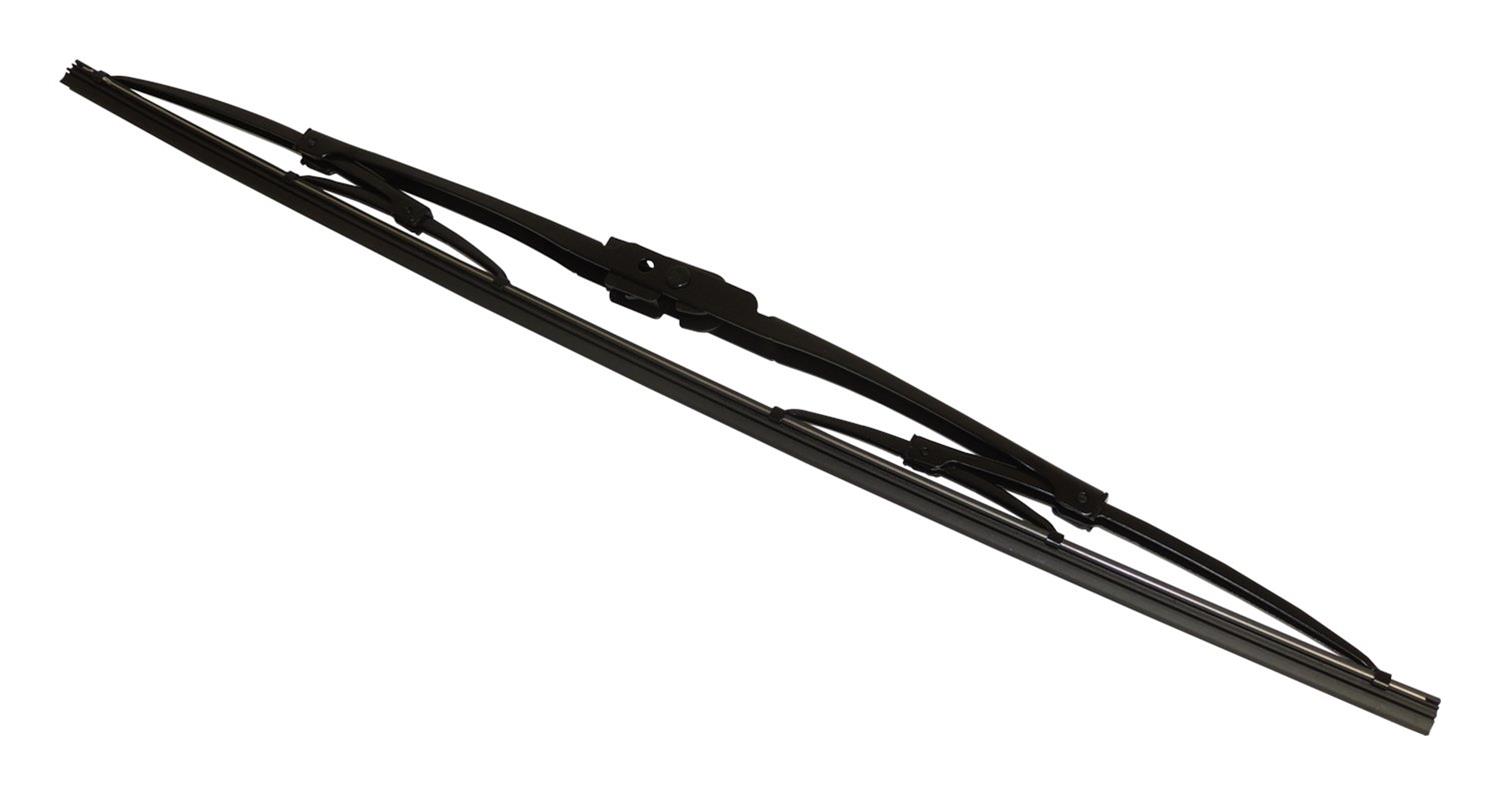 Crown Automotive Windshield Wiper Blades 68003941AB Blades, Conventional Style, Plastic Frame, Rubber Blade, Black, 19 in. Length, Dodge, Jeep, Each