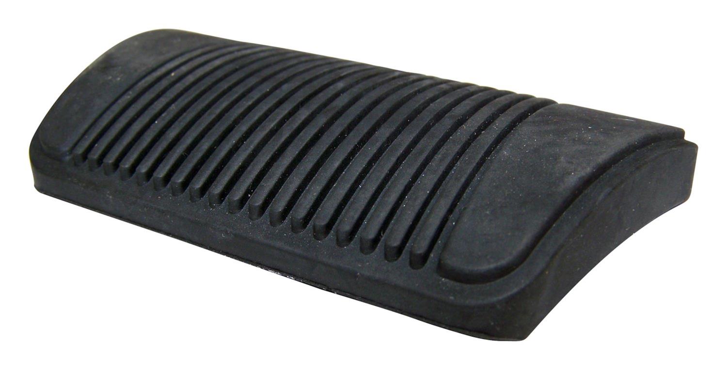Crown Automotive Pedal Pads 68031956AA Pad, Brake Position, Rectangle, Rubber, Black, Chrysler, Dodge, Jeep, Plymouth, Ram, Each