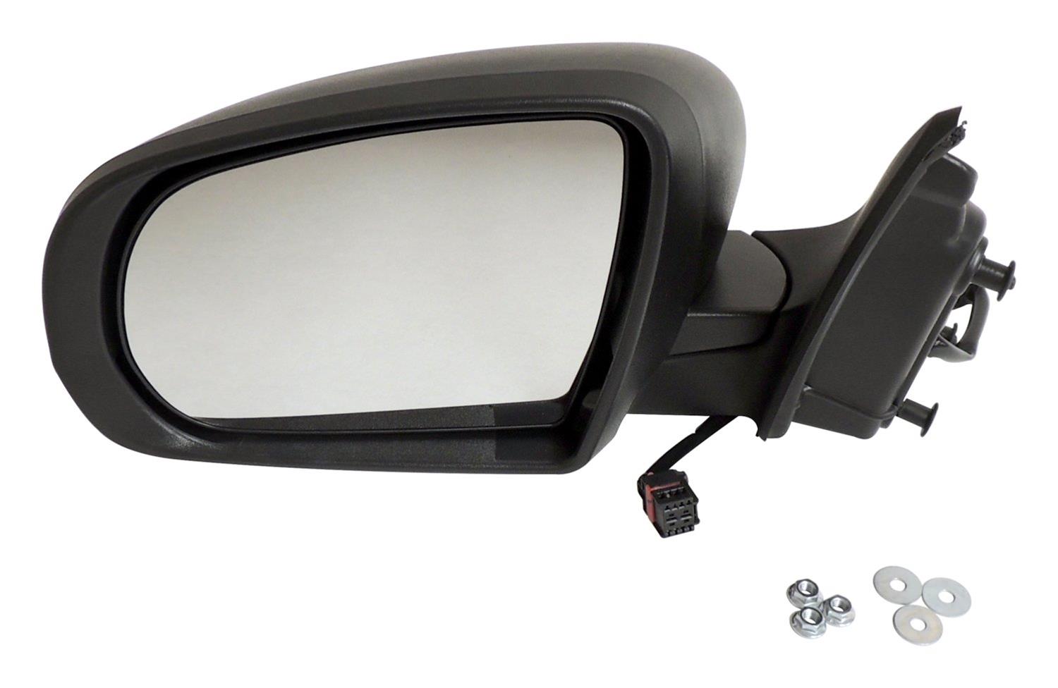 Crown Automotive Side View Mirrors 68164059AD Mirrors, Replacement, View, Plastic, Black, Jeep, Each