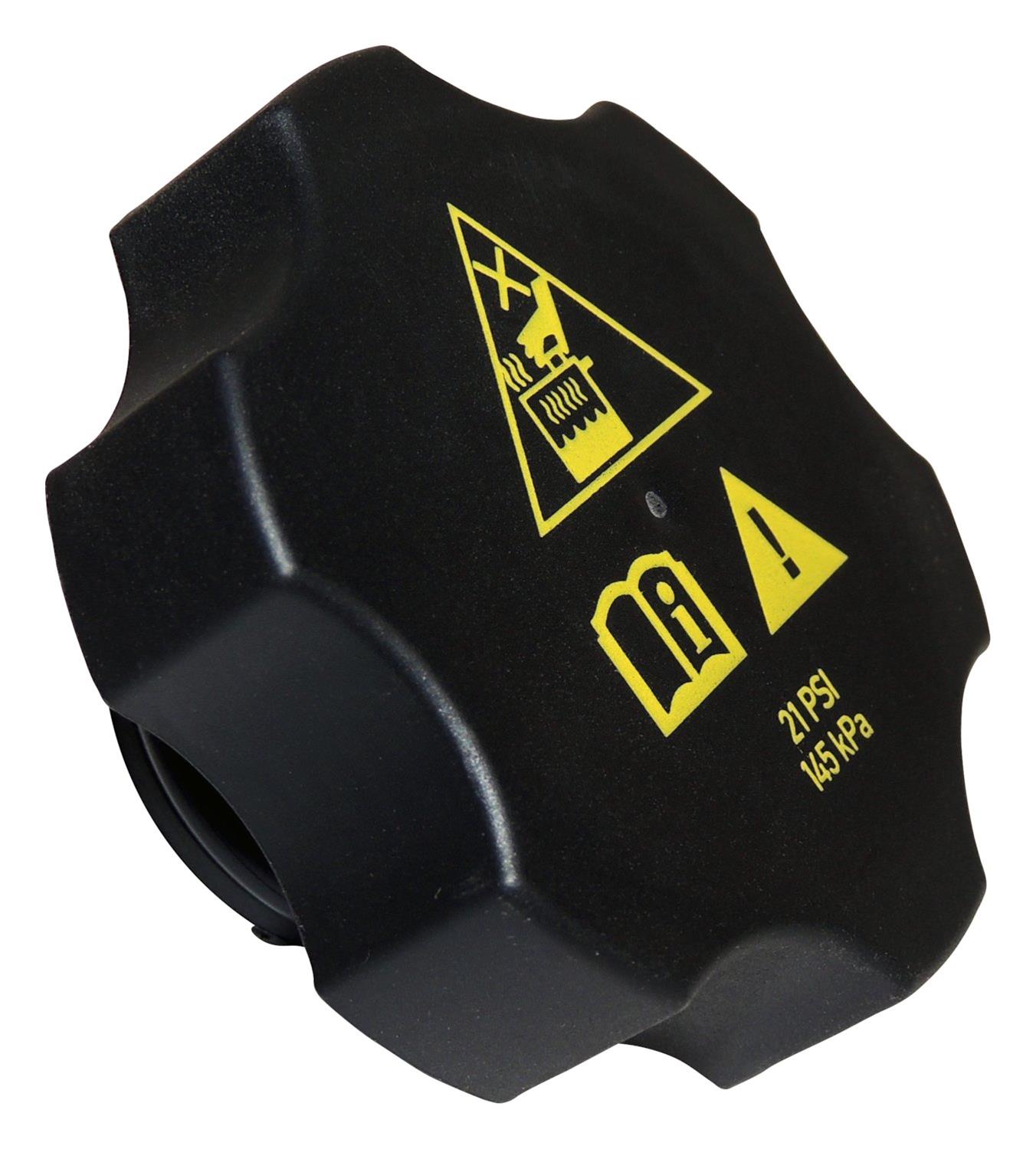 Crown Automotive Overflow Tank Components 68249136AA Coolant Bottle Cap for 2014+ Jeep Models w/ Select Engines