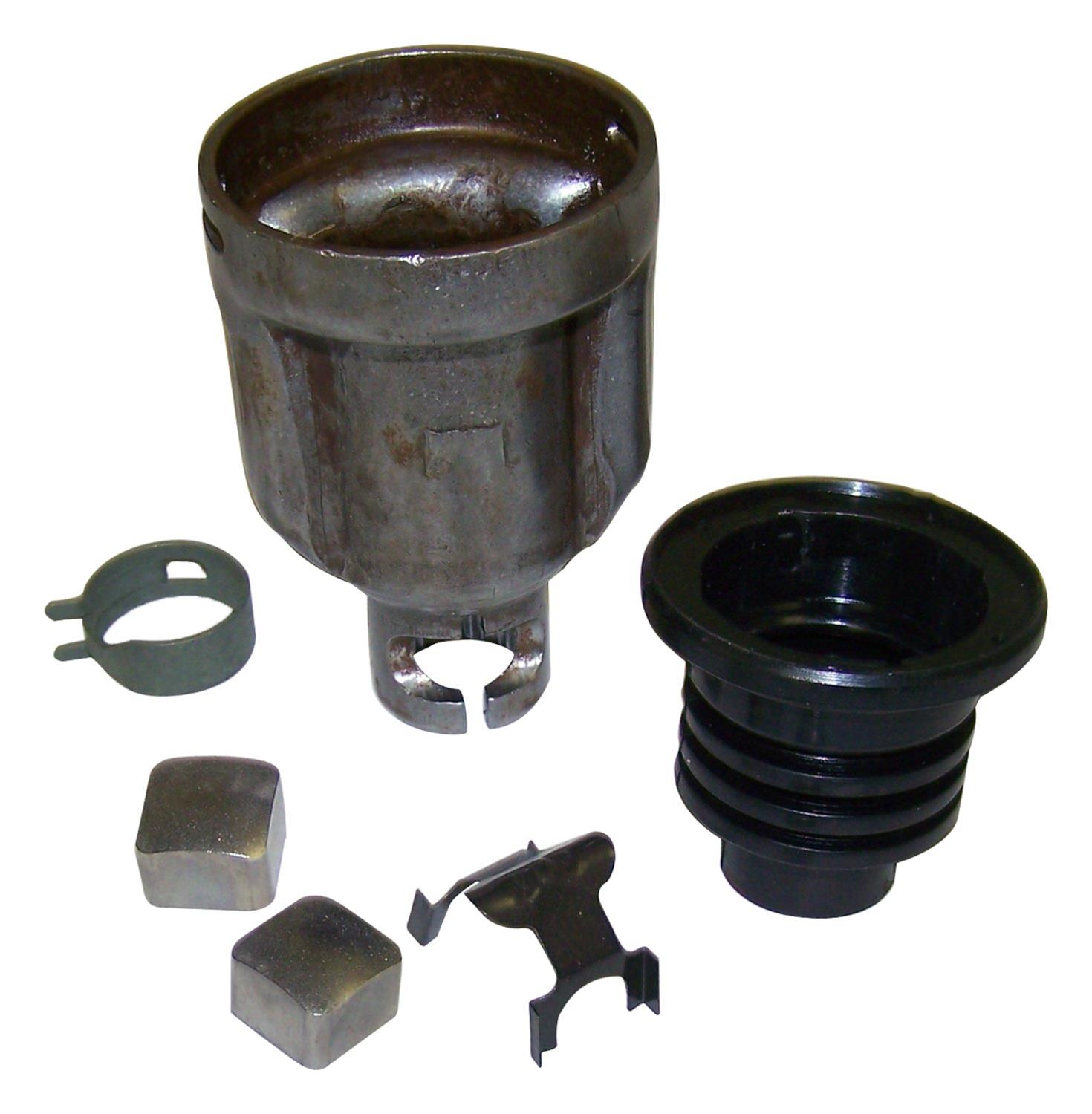 Crown Automotive Steering Couplings 8121299K Coupling, Steel, Natural, Clamp, Boot, Manual, Jeep, Kit