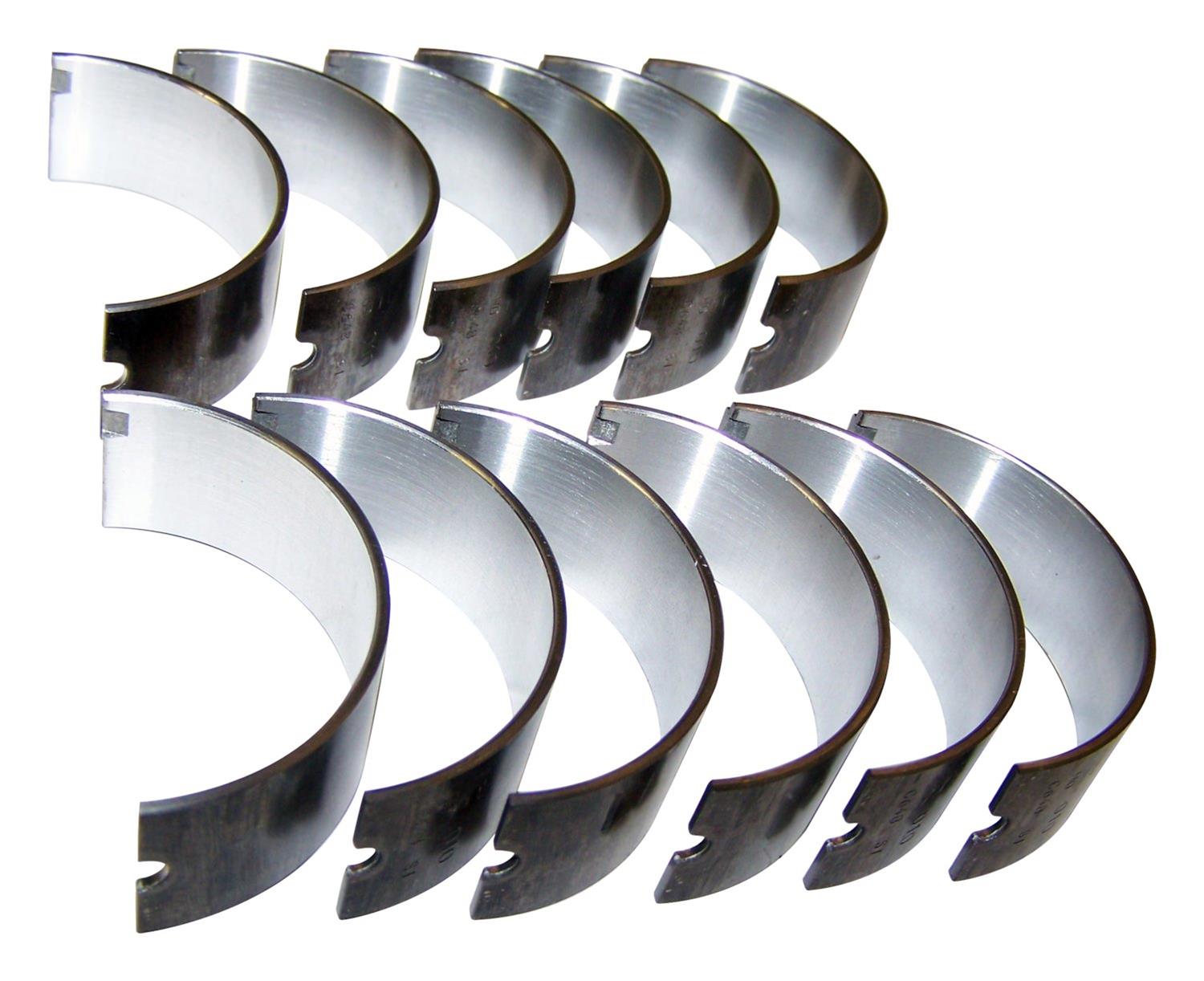 Crown Automotive Connecting Rod Bearings 83500301K6 Bearings, 0.010 in. Crankshaft Undersize, Bi-metal, Jeep, Set