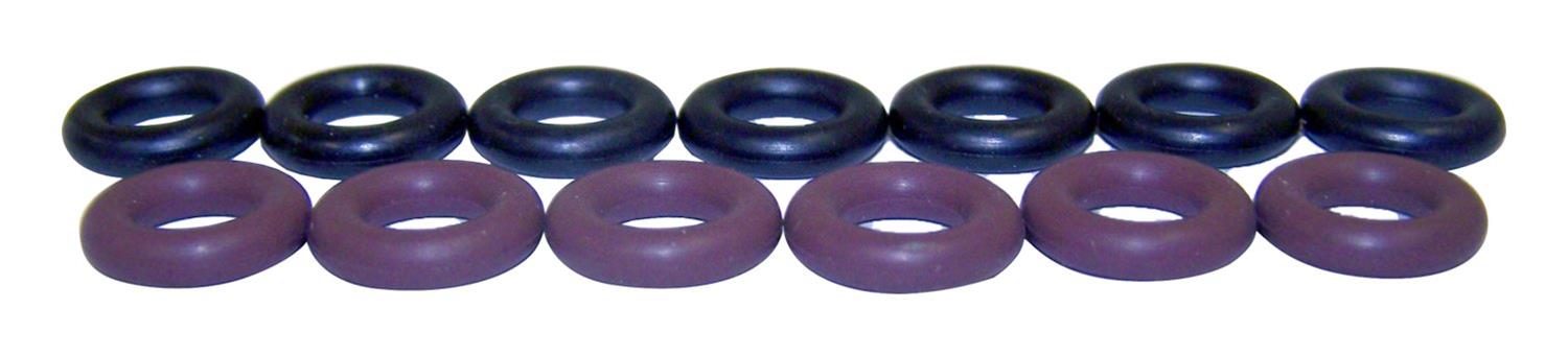Crown Automotive Fuel Injector O-Ring Kits for 1987-1990 CHEROKEE, COMANCHE, WAGONEER - 83503637 O-Rings, Rubber, Jeep, 4.0L, Kit