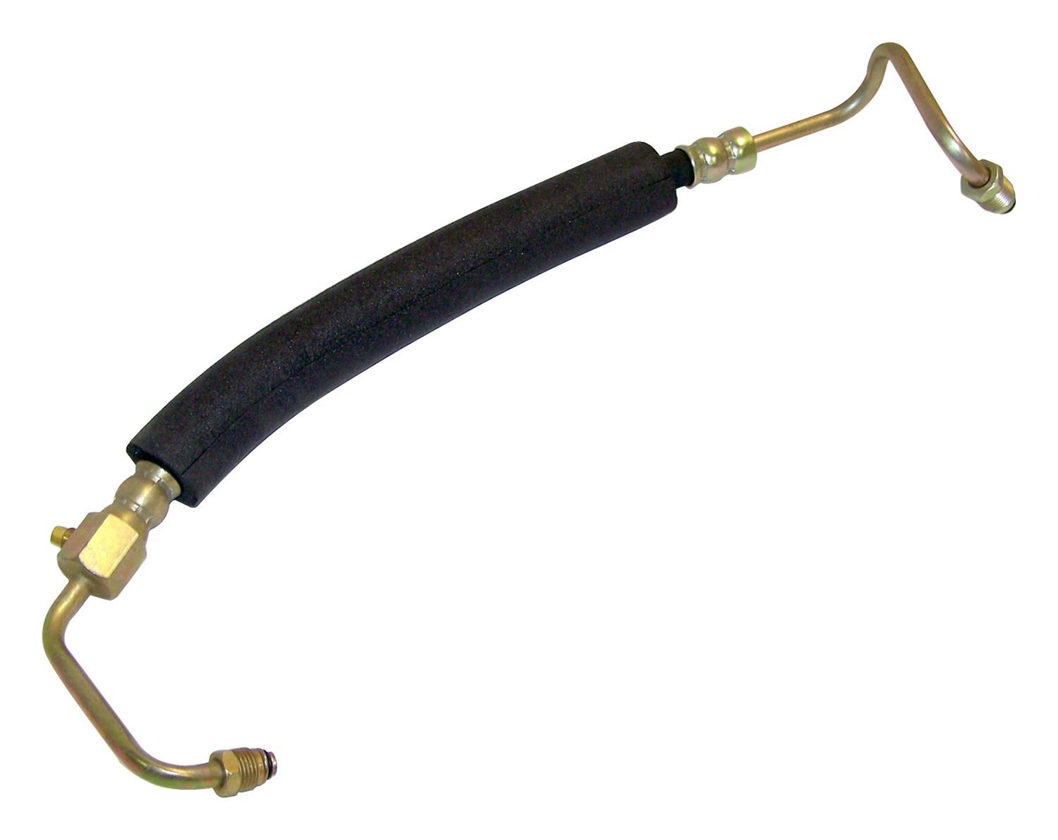 Crown Automotive Power Steering Hoses for 1984-1986 CHEROKEE, 1986 COMANCHE - 83504380 Hose, High-pressure, Steel/Rubber, Black, Jeep, Each