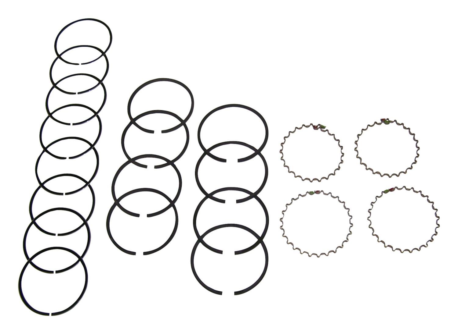 Crown Automotive Piston Rings 941888 Ring Set, This Item Is Not Painted, Metal, Use Existing Hardware