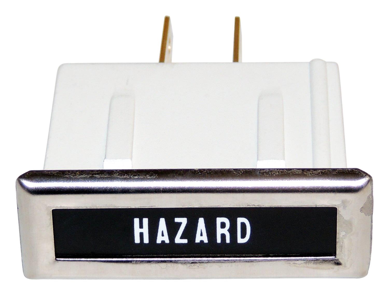 Crown Automotive Dashboard Indicator Lamps 988003 Lamp, Hazard, Chrome Bezel, Jeep, Each