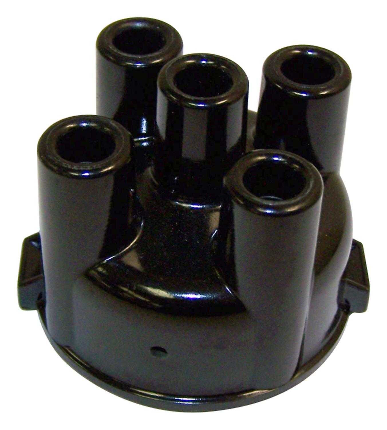 Crown Automotive Distributor Caps for 1952 STATION WAGON, 1947-1955 WILLYS - A5295 Cap, Female/Socket, Clamp Down, Thermoplastic, Black, Jeep, Willys, 2.2L, Each thumbnail 2