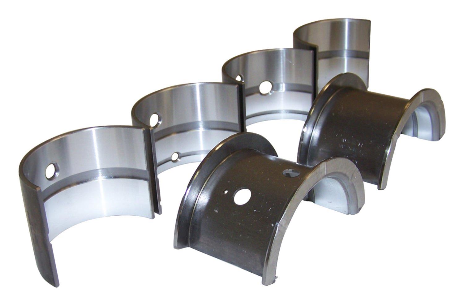 Crown Automotive Main Bearings A6747 Bearings, 0.020 in. Crankshaft Undersize, Alecular Silicon, Jeep, 2.2L, Set