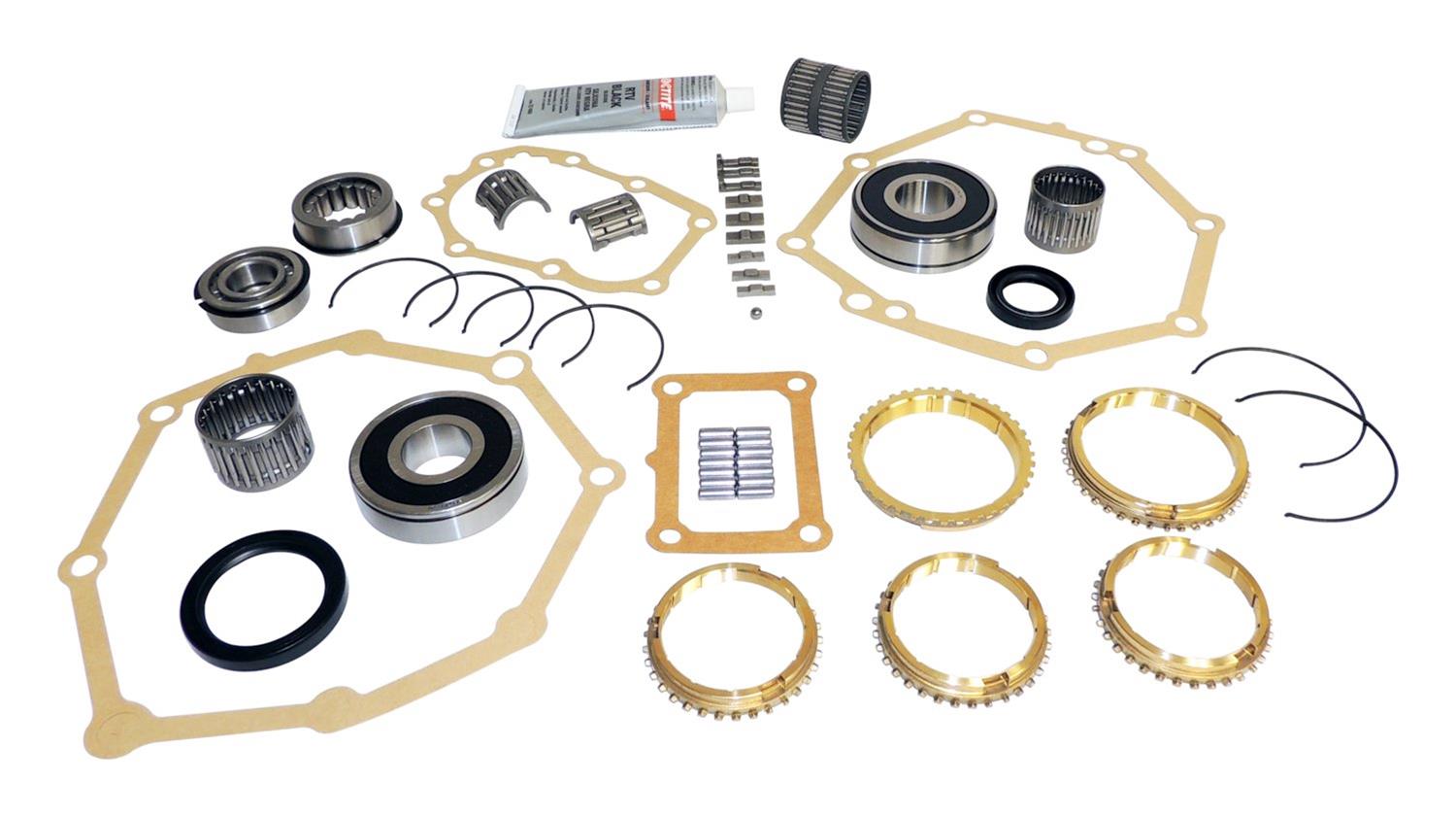 Crown Automotive Manual Transmission Master Overhaul Kits AX5L-MASKIT Rebuild Kit, Overhaul, Bearings, Seals, Gaskets, Blocking Rings, AX-5, Jeep, Kit