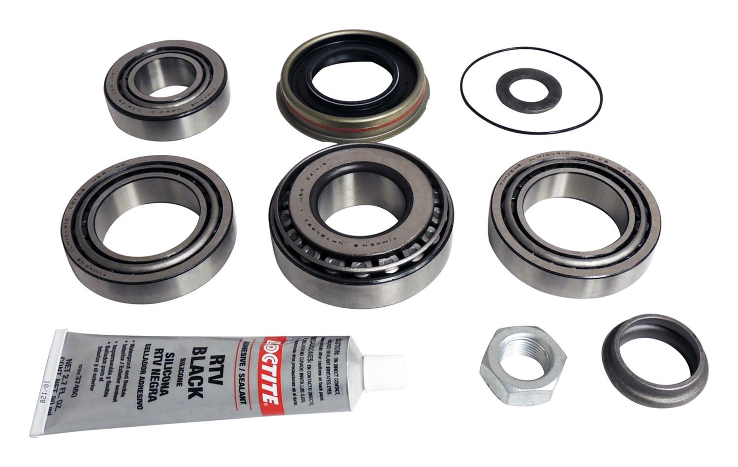 Crown Automotive Ring and Pinion Gear Installation Kits D44WKMASKIT Differential Overhaul Kit, Differential Overhaul Kit 2005-2010 Jeep WK or XK Models w/ Dana 44 Rear Axle
