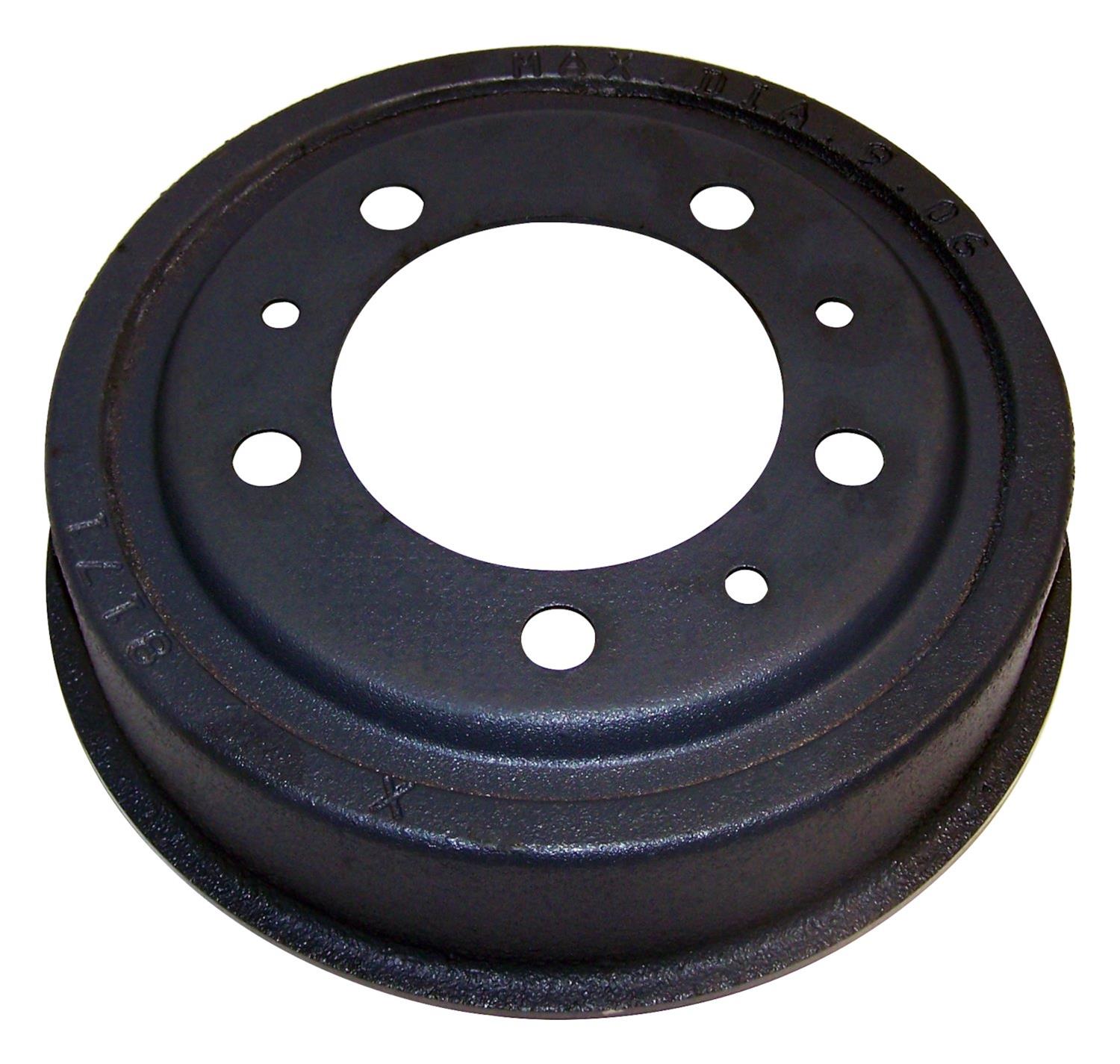 Crown Automotive Brake Drums J0808770 Drum, Left or Right, Front or Rear, Silver, Metal, Use Existing Hardware