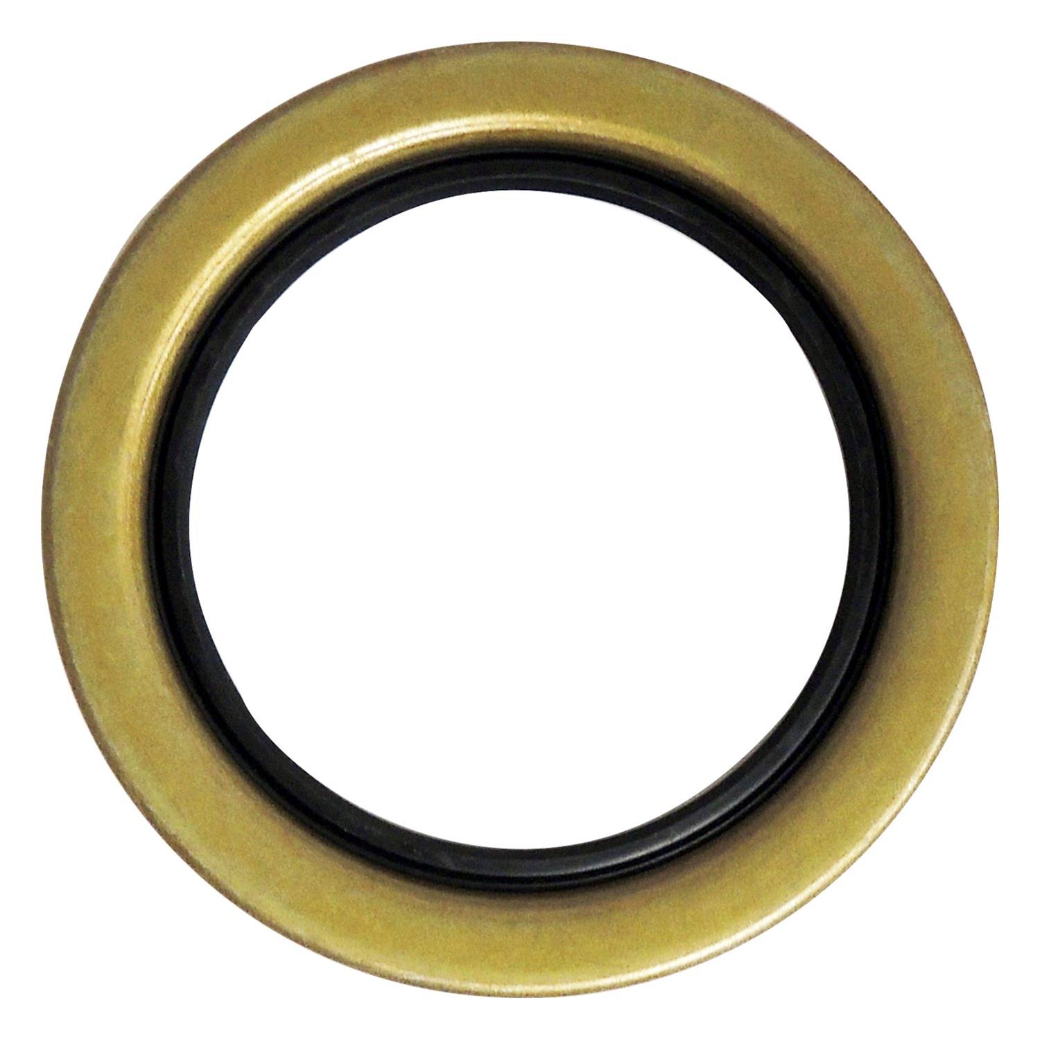 Crown Automotive Wheel Bearing Seals J0938151 Hub Seal, Left or Right, Front, Silver, Metal & Rubber,