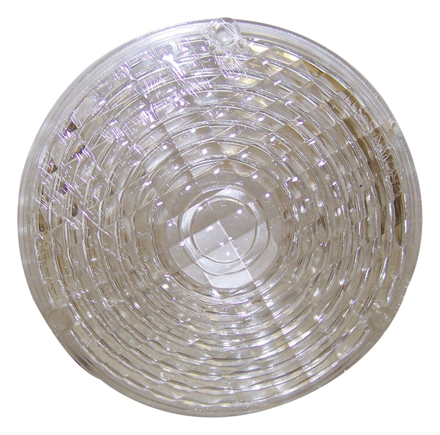 Crown Automotive Parking Lamp Lenses for 1969-1976 CJ5, 1969-1975 CJ6, 1976 CJ7 - J0991402 Lens, Clear, Front, Jeep, Each