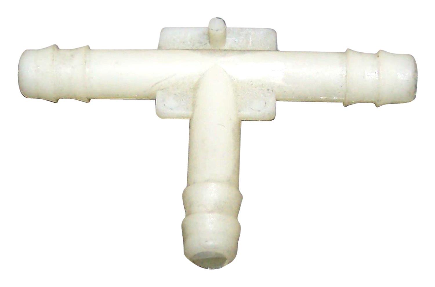 Crown Automotive Tee Fittings J3210891 Fitting, Connector, Tee, 3/16 in. Hose Barb, White, Plastic, Each