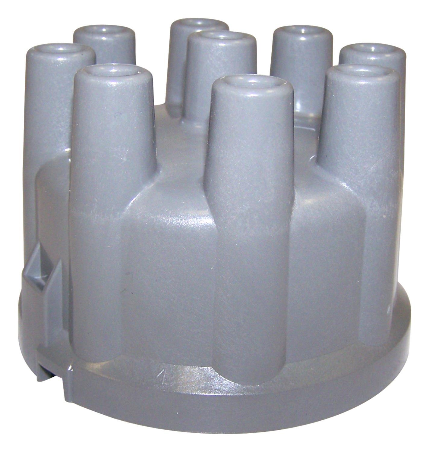 Crown Automotive Distributor Caps J3230757 Cap, Female/Socket, Clamp Down, Thermoplastic, Gray, Jeep, 5.0L, 5.9L, 6.6L, Each thumbnail 2