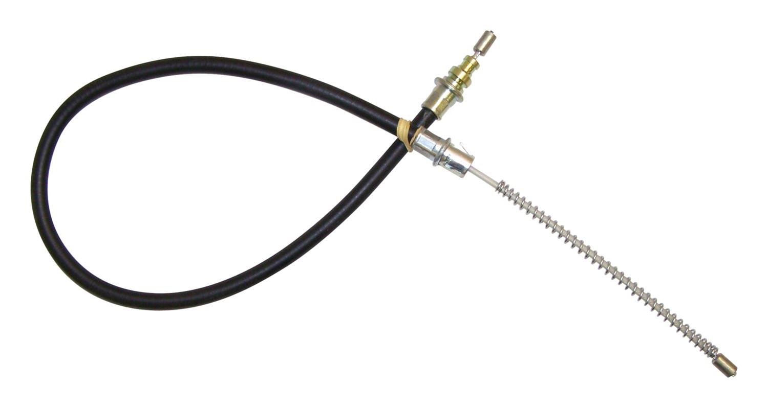 Crown Automotive Parking Brake Cables for 1976-1983 CJ5, 1976-1980 CJ7 - J3233903 Cable, Left Rear, Black Plastic Jacket, 31.25 in. Cable Length, Jeep, Each