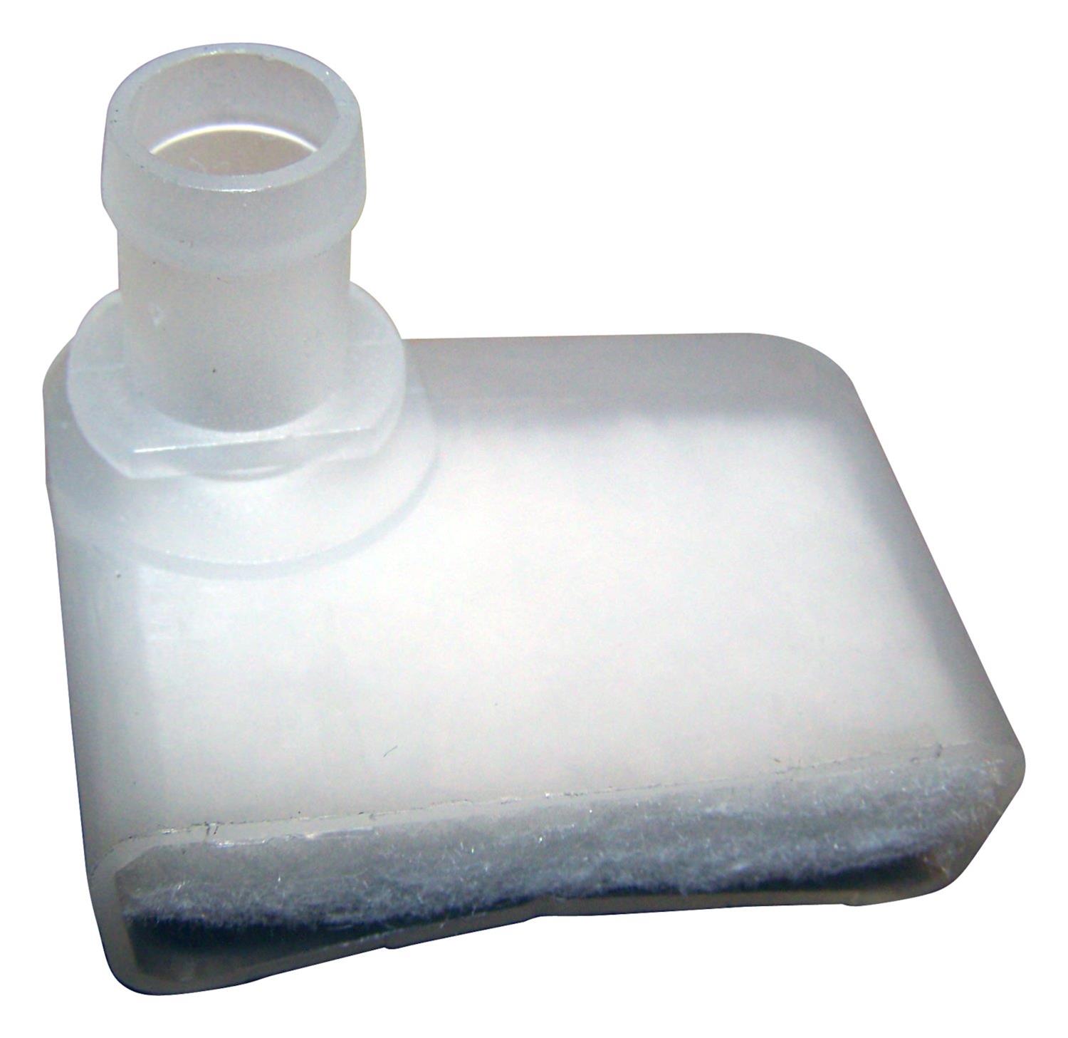 Crown Automotive Crankcase Breathers J3236695 Breather, Push-in, Plastic, White, Jeep, 2.5L, 4.2L, Each