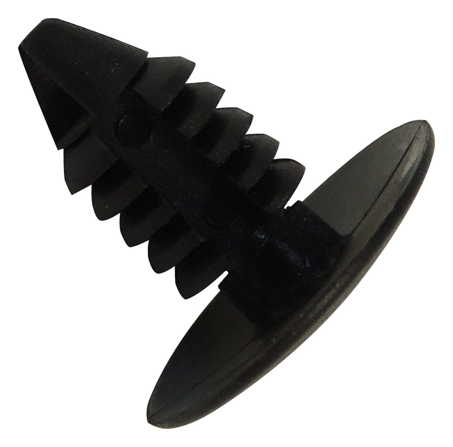 Crown Automotive Fasteners for 1984-1996 CHEROKEE, 1986-1992 COMANCHE - J4004919 Push-In Fastener, Black, Plastic,