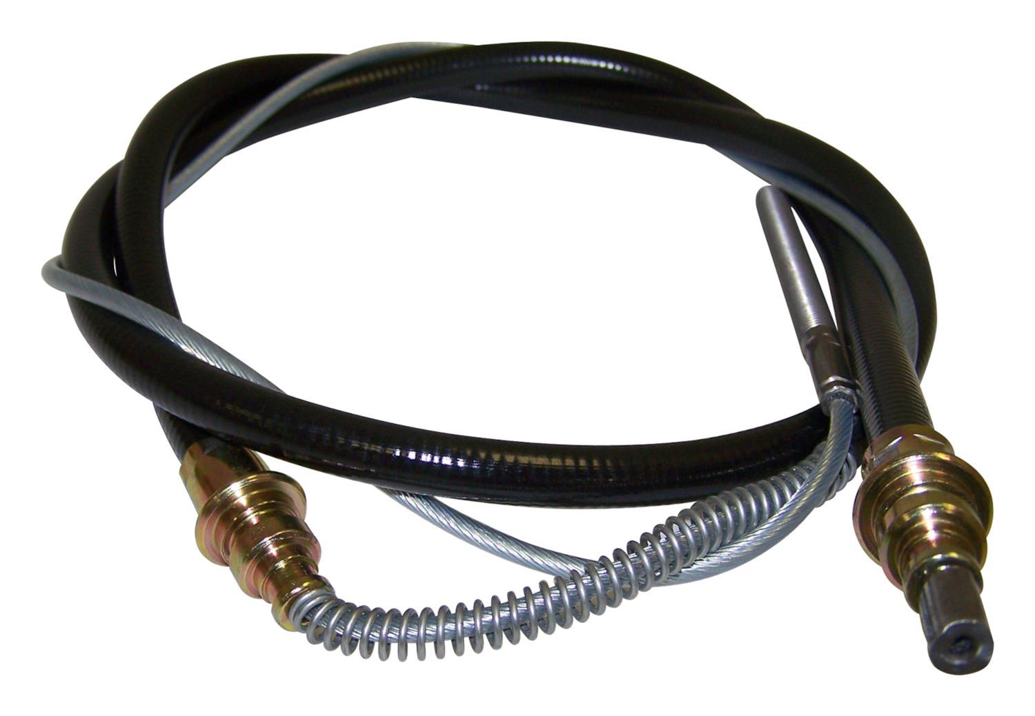 Crown Automotive Parking Brake Cables for 1981-1985 SCRAMBLER - J5355286 Cable, Front, Black Plastic Jacket, 71.625 in. Cable Length, Jeep, Each