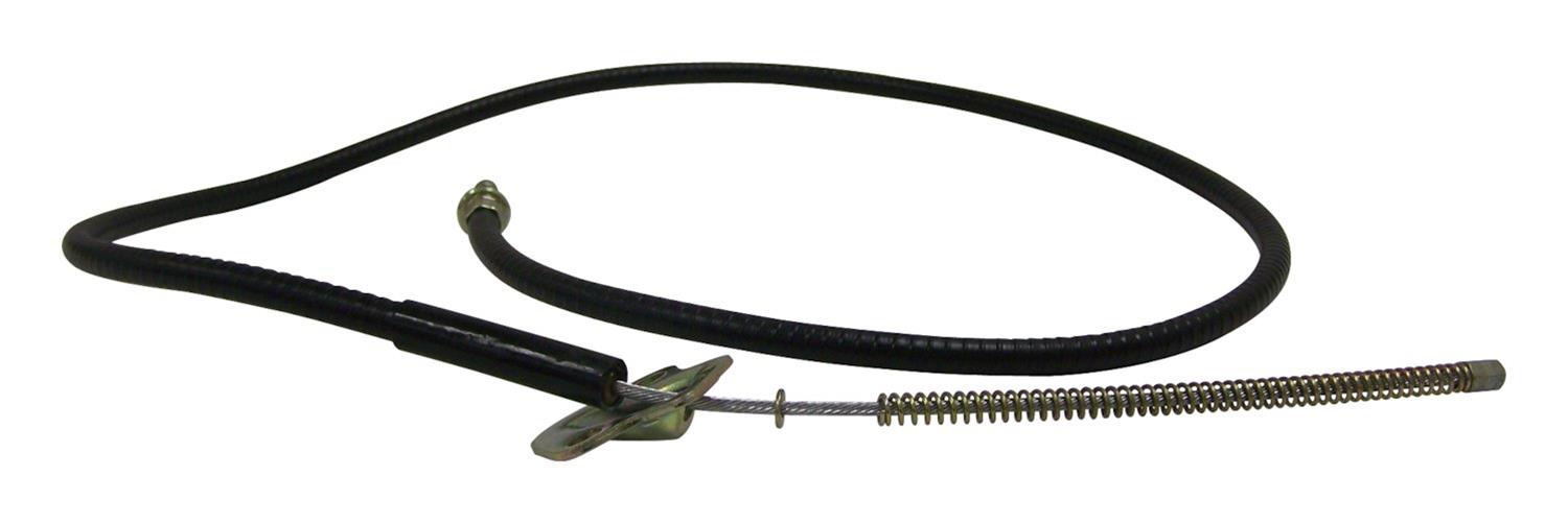 Crown Automotive Parking Brake Cables for 1976-1978 CJ5, CJ7 - J5355324 Cable, Right Rear, Black Plastic Jacket, 62.00 in. Cable Length, Jeep, Each
