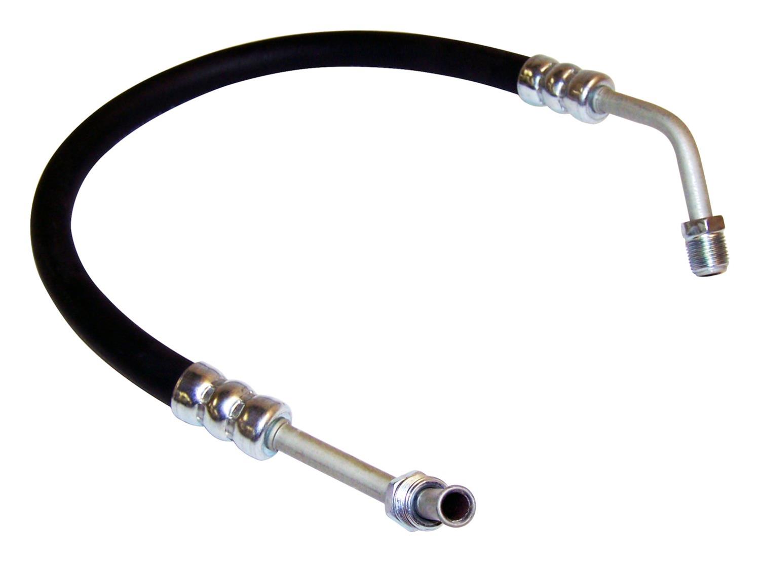 Crown Automotive Power Steering Hoses for 1976-1978 CHEROKEE, J10, J20 - J5355891 Hose, High-pressure, Steel/Rubber, Black, Jeep, Each