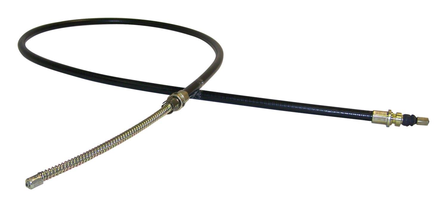 Crown Automotive Parking Brake Cables J5362132 Cable, Rear, Black Plastic Jacket, 61.00 in. Cable Length, Jeep, Each