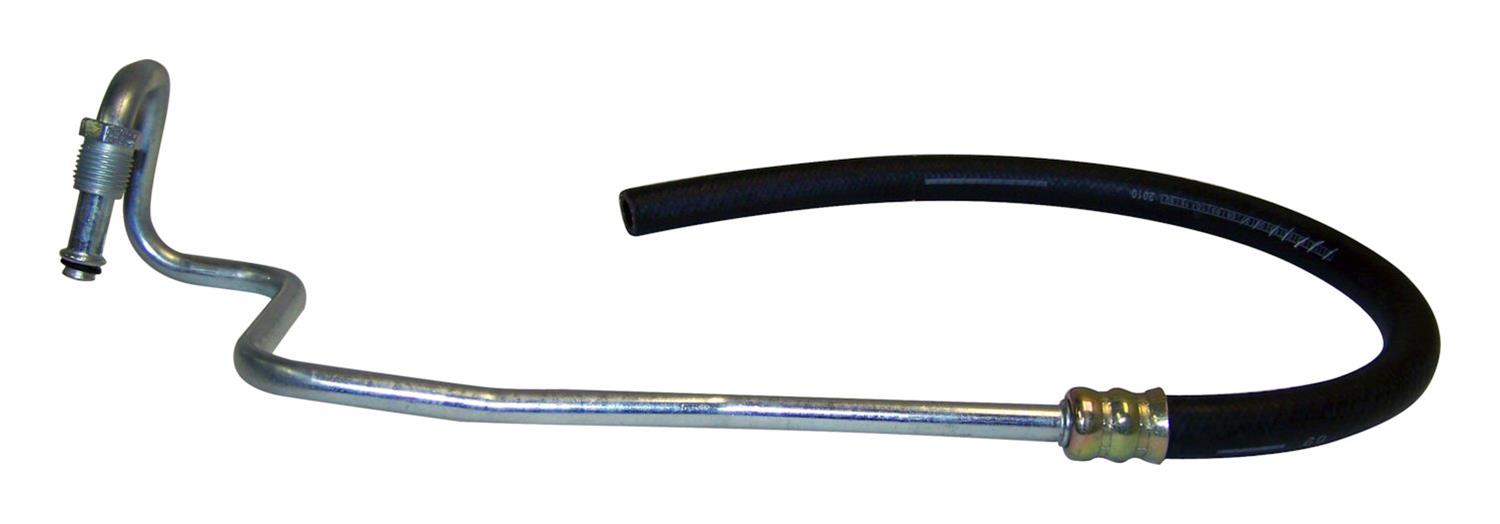 Crown Automotive Power Steering Hoses for 1981-1983 CJ5, 1981-1986 CJ7, 1981-1985 SCRAMBLER - J5363662 Hose, Low-pressure, Steel/Rubber, Black, Jeep, Each
