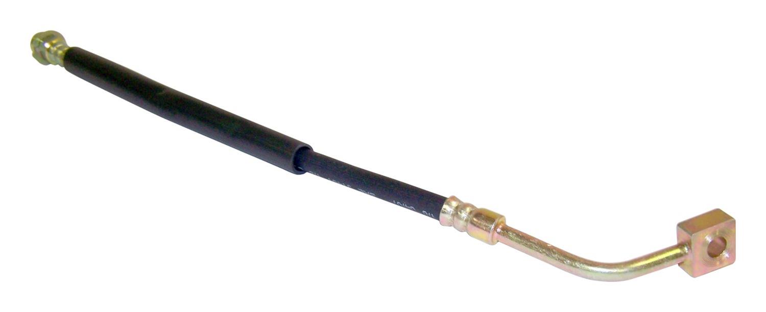 Crown Automotive Brake Hoses J5363908 Hose, Assembled, Rubber, 16.00 in. Length, Driver Side Front, Jeep, Each