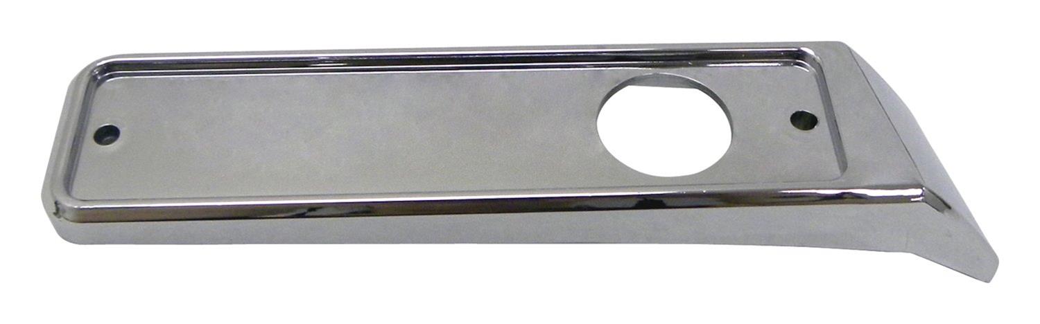 Crown Automotive Side Marker Light Components J5465791 Base Plate, Component, Chrome, Driver Front, Jeep, Each