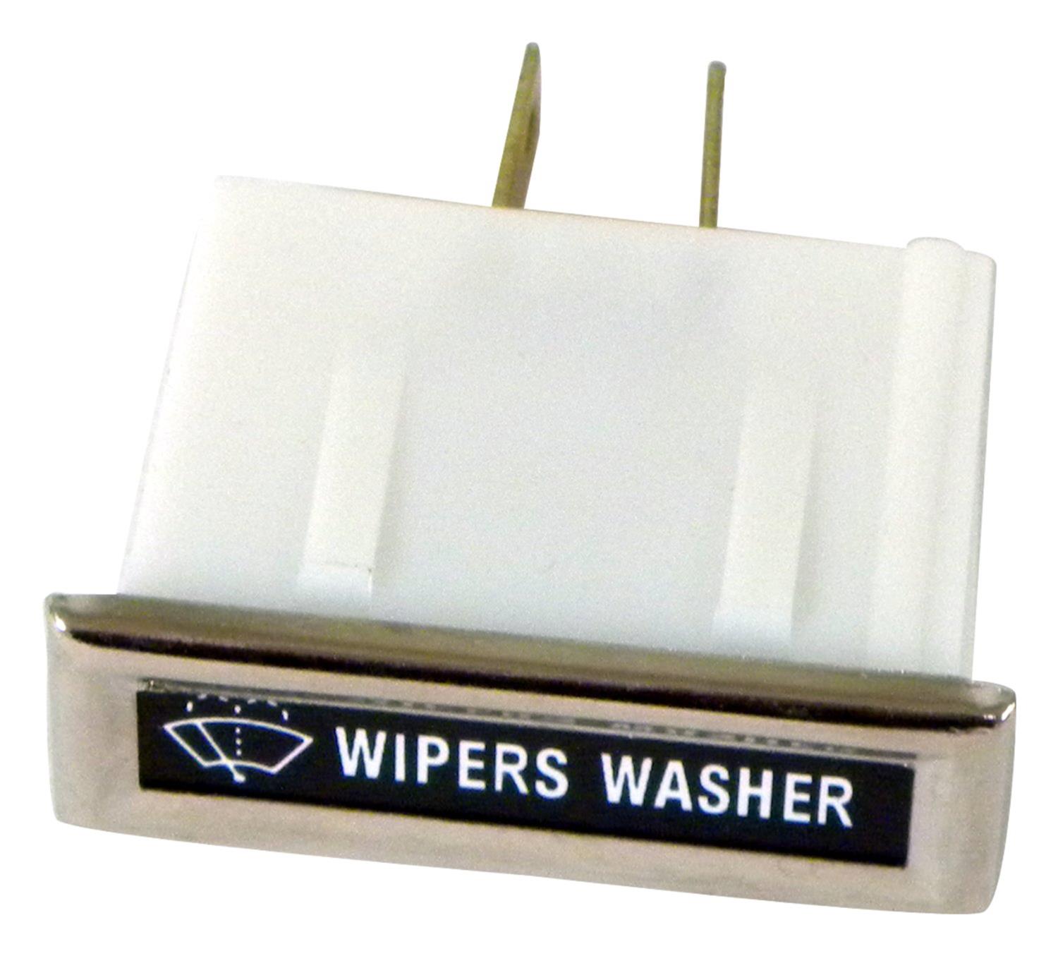 Crown Automotive Dashboard Indicator Lamps J5752814 Lamp, Wiper Washer, Chrome Bezel, Jeep, Each