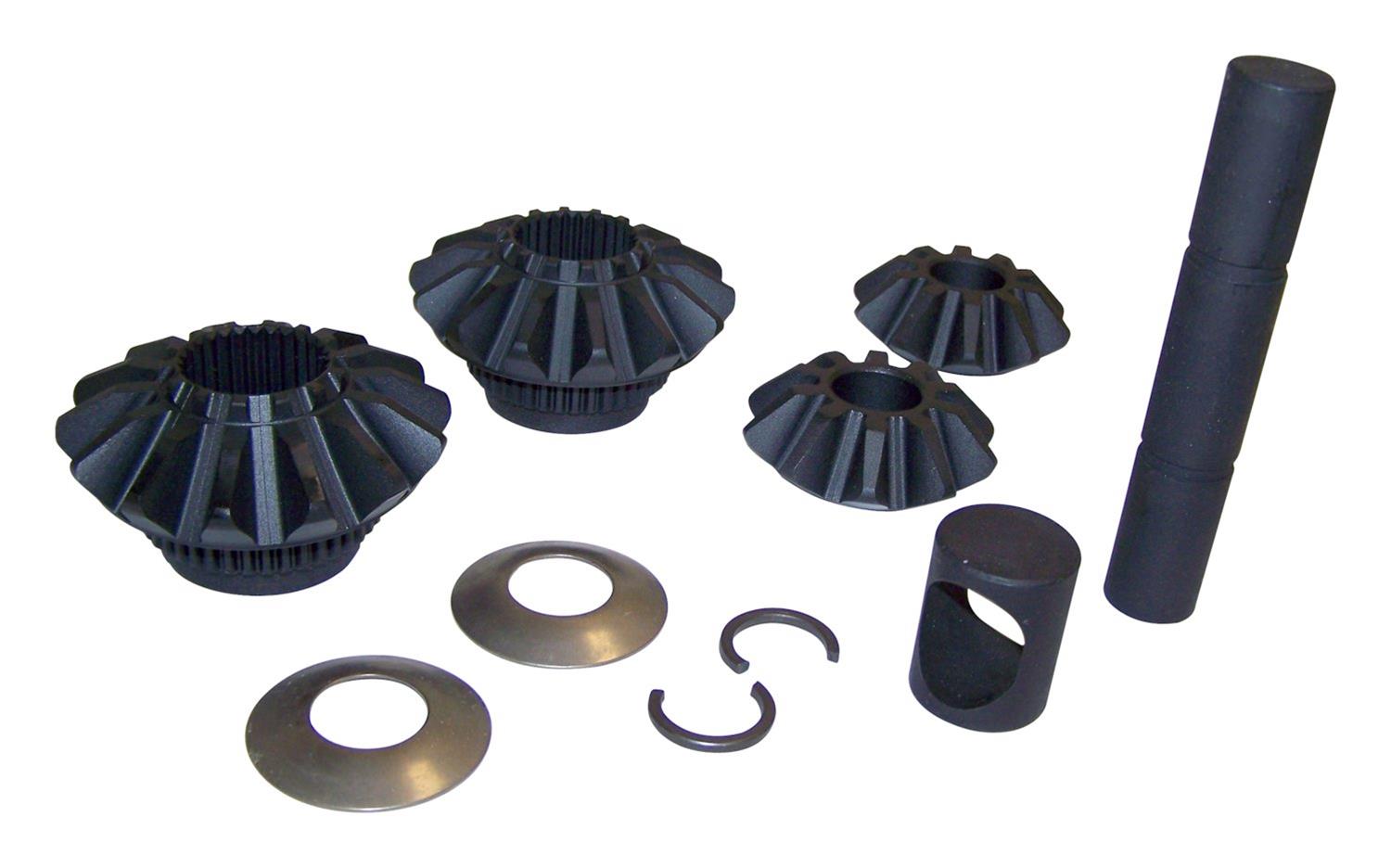 Crown Automotive Spider Gear Kits J8120326 Gears, Side Gears, Cross Shaft Pin, Thrust Washers, Locker Style, 29 Spline, Rear, AMC Model 20, Kit
