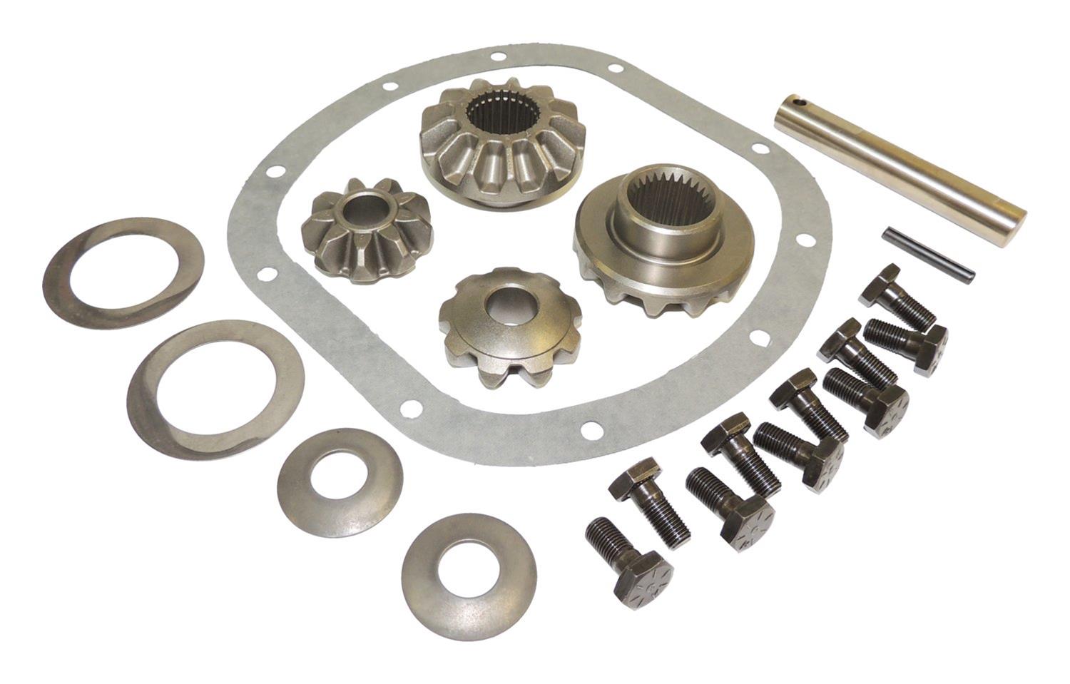 Crown Automotive Spider Gear Kits J8126497 Gears, Side Gears, Cross Shaft Pin, Thrust Washers, Ring Bolts, Open, Dana 30, Jeep, Kit
