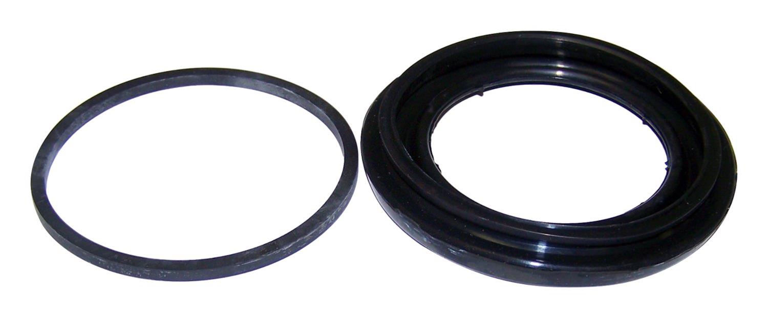 Crown Automotive Brake Caliper Piston Seals J8127583 Seal Kit, Left or Right, Front, Black, Rubber, Use Existing Hardware