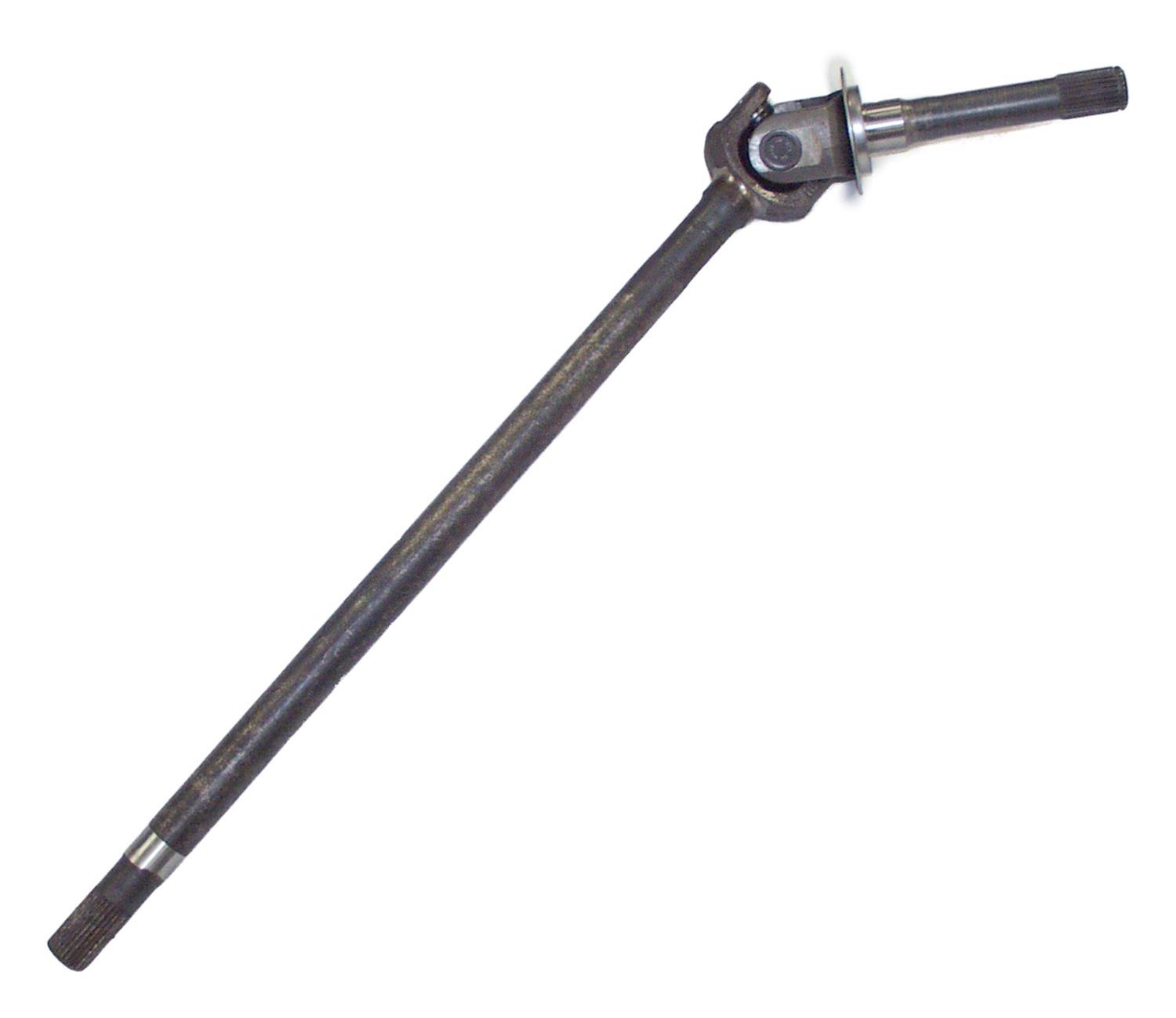 Crown Automotive Direct-Fit Axle Shaft Assemblies J8127599 Assembly, Front Inner and Outer, Driver Side, 27-spline, Steel, Dana 30, Jeep, Each