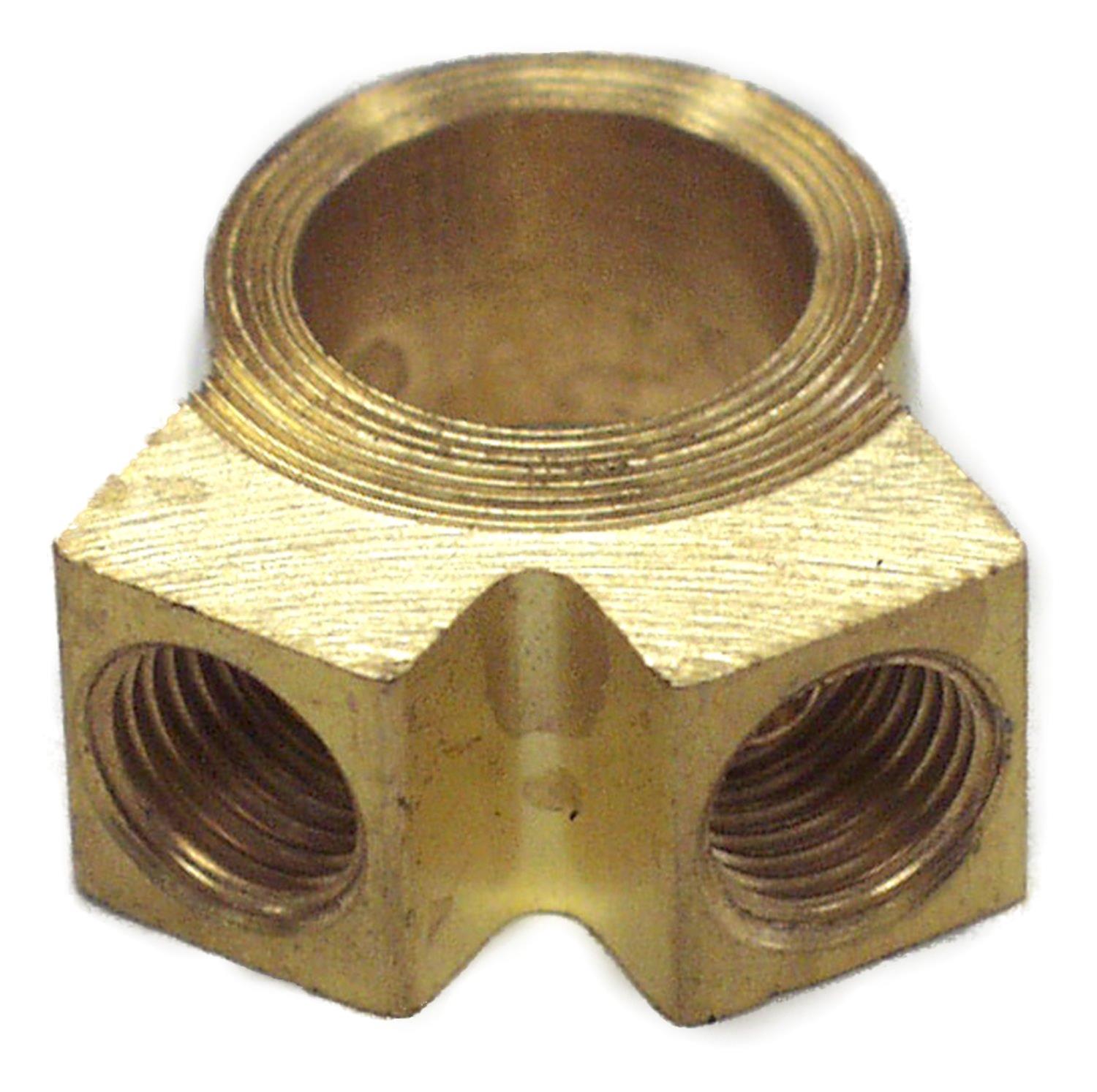 Crown Automotive Brake Fittings JA000557 Fitting, Y Angle, Brass, Natural, Jeep, Willys, Each