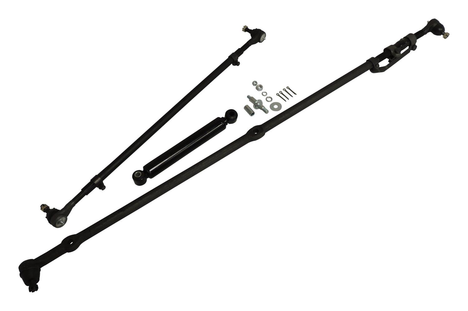 Crown Automotive Steering Kits SK3 Linkage Systems, Stock Replacement, Steel, Black, Jeep, Left Hand Drive, Kit