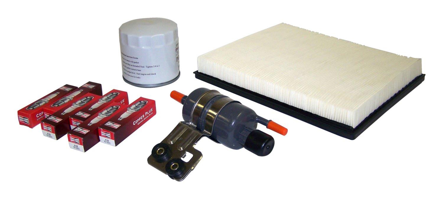 Crown Automotive Vehicle Maintenance Tune-Up Kits for 2002-2004 GRAND CHEROKEE - TK-48 Spark Plugs, Tune-Up, Air Filter, Fuel Filter, Oil Filter, Jeep, 4.0L, Kit