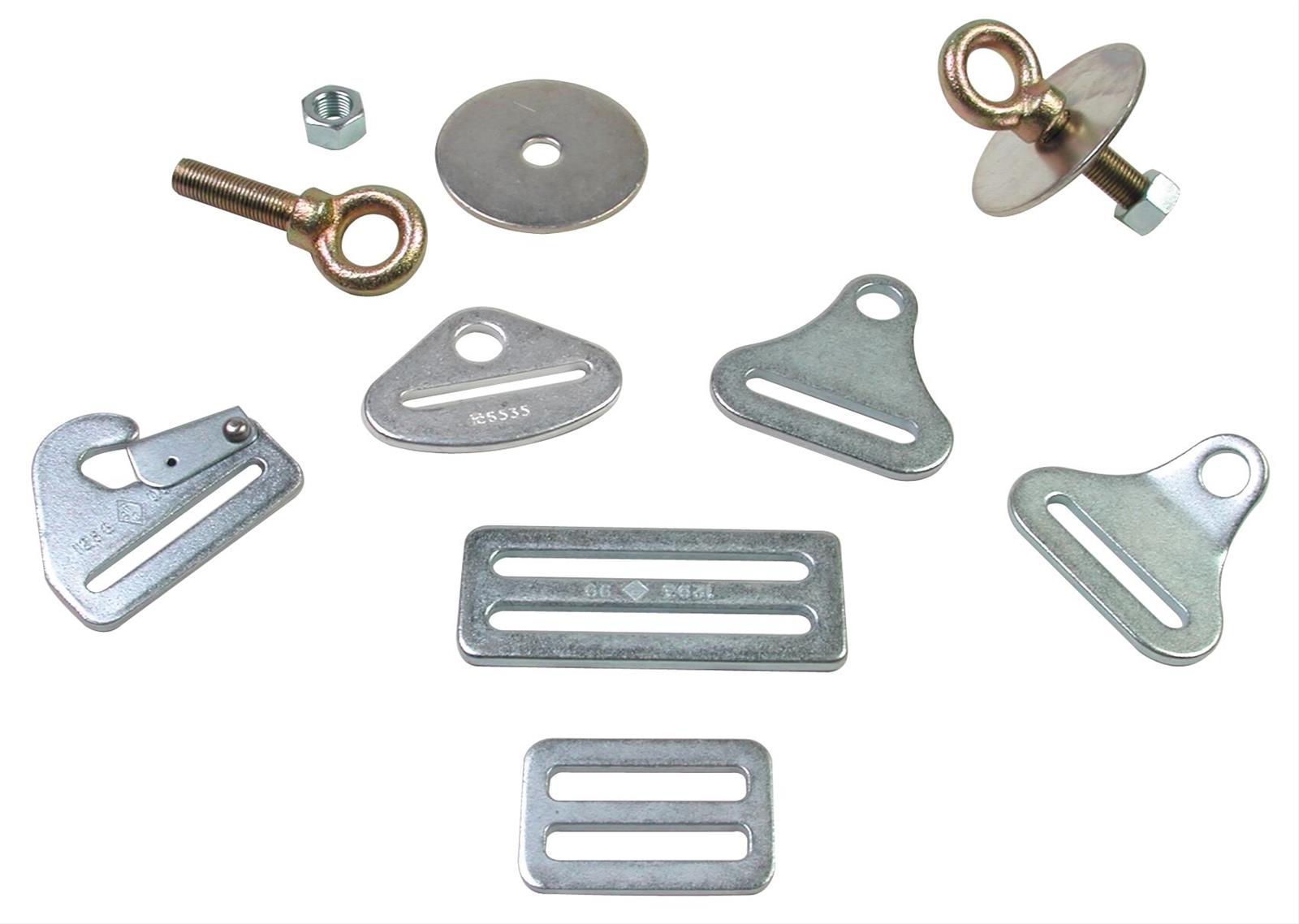 Crow Safety Gear 11548 Crow Safety Gear Seat Belt Eye Bolts Summit Racing