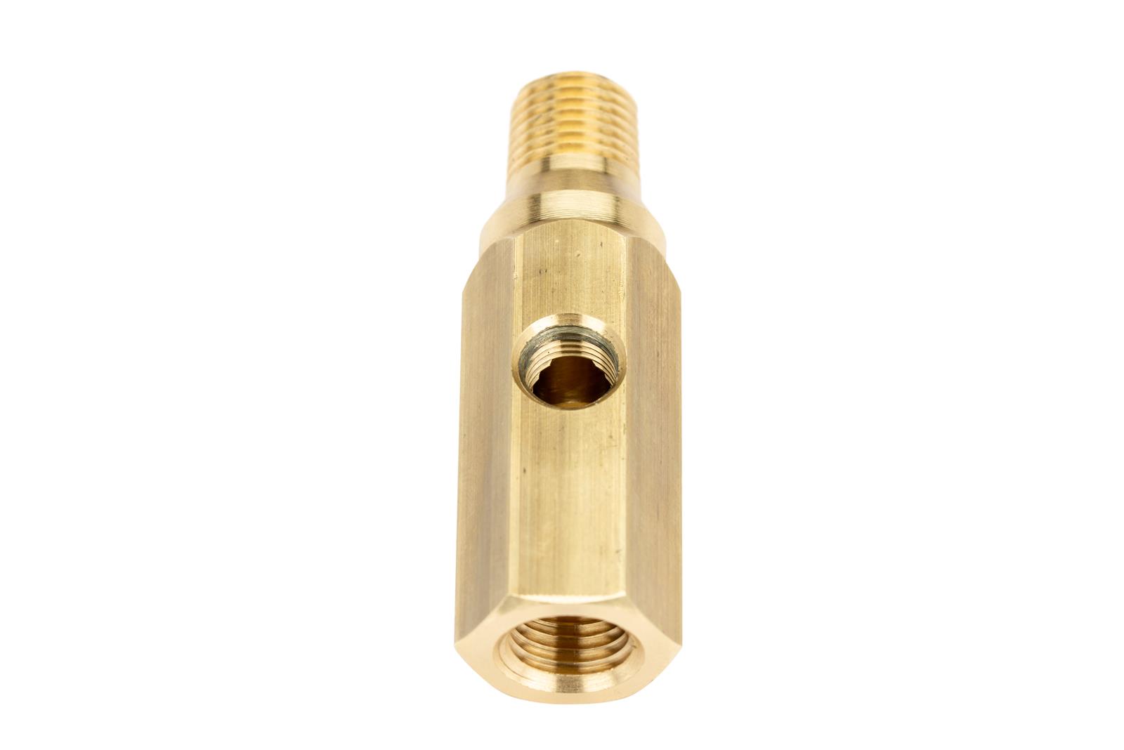 Dakota Digital Oil Pressure Adapters 130071 Gauge Adapters, Pressure, Brass, Each thumbnail 2