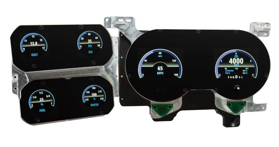 Dakota Digital GRFX-73C-PU Dakota Digital GRFX Direct-Fit Gauge